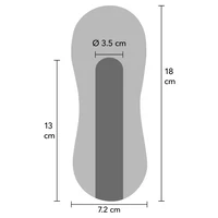 Hidden Desire Fusion Masturbator Compact cu Vibrator