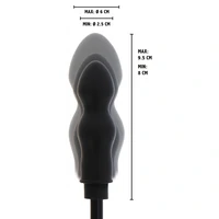 Hidden Desire Plug Gonflabil Negru – 9.5cm