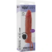 Hydrated Skin Penis Silicone Sleeve Vibrating 20 cm