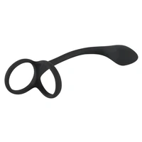 Inel Penis Black Velvets 3 În 1 Negru