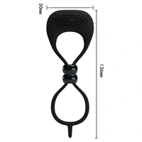 Inel Penis Cu Vibrații Pretty Love Locker Negru