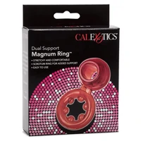 Inel Penis Dual Support Magnum Roșu