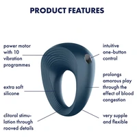 Inel Penis Lux Satisfyer Rings 2 Negru