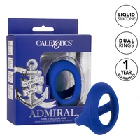 Inel Penis Penis Ball Dual Ring Albastru