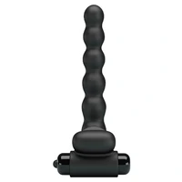 Inel Penis pentru Dublă Stimulare Hercules Negru