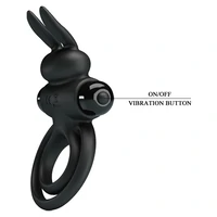 Inel Penis Pretty Love Vibrant 3 Negru