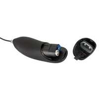 Inflatable Vibrating Anal Plug Negru