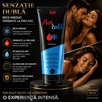 Intt Hot Cold Lubrifiant 100 ml cu Efect Dual Mentă