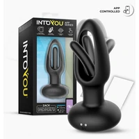 Dop Anal Cu Limbă Oscilantă Aplicație Smartphone Negru