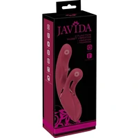 JAVIDA Rabbit 2-în-1 - 25 Moduri, 3 Motoare, Reîncărcabil Roșu
