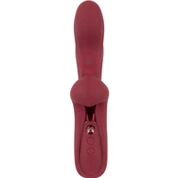 JAVIDA Rabbit 2-în-1 - 25 Moduri, 3 Motoare, Reîncărcabil Roșu