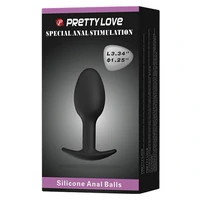 Jucărie Erotică Cu Bile Anale Silicon Negru