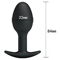 Jucărie Erotică Cu Bile Anale Silicon Negru