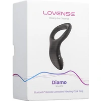 Lovense Diamo Vibrating Ring Negru