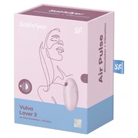Lover 3 Double Air Pulse Vibrator Roșu