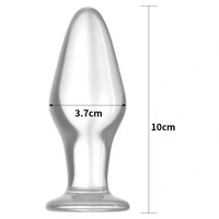 Lovetoy Glass Romance Dop Anal Din Sticlă Transparent 12 cm
