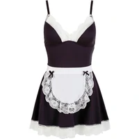 Maids Costume Cottelli Collection Negru S