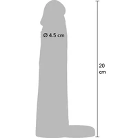 Manșon Hidden Desire 20cm cu Inel Stabil