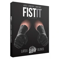 Mănuși Latex Short Fist It Negru