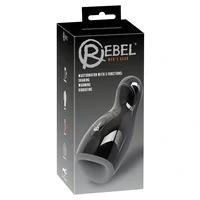 Masturbator Bărbați Cu Încălzire 3 Rebel Negru