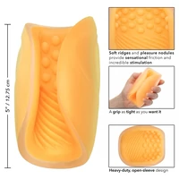 Masturbator Dual Grip Portocaliu