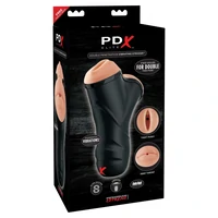Masturbator Dublu PDX Elite Negru