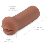 Masturbator PDX Extreme — Formă Realistă și Textură, Maro