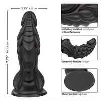 Monster Dong The Martian – 19,75 cm, Negru, silicon Premium