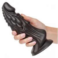 Monster Dong The Martian – 19,75 cm, Negru, silicon Premium