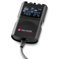 Mystim Tension Lover 2, EStim Reîncărcabil cu 2 Canale Negru