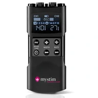 Mystim Tension Lover 2, EStim Reîncărcabil cu 2 Canale Negru