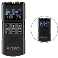 Mystim Tension Lover 2, EStim Reîncărcabil cu 2 Canale Negru
