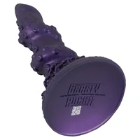 Octopus Prime — Dildo Din silicon Lichid, Ventuză 20.2 cm Mov