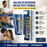 Pachet Cremă Mărire Mega Penis 75ml + Cremă Penis Enlargement Penimax 50ml