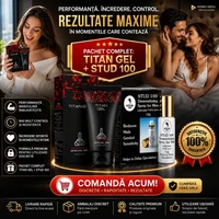 Pachet Cremă Mărirea Penisului Titan Gel Original + Spray Stud 100 Original