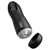 PDX Elite Masturbator Automat 7 Vibrații 7 Sucțiuni Reîncărcabil Negru