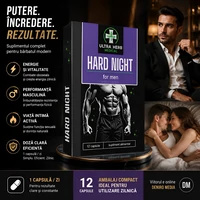 Pills Hard Night 12 Capsule: Potență Pentru Bărbați