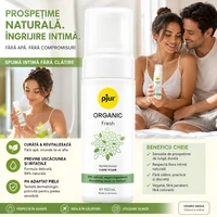 Pjur ORGANIC Fresh – Spumă Intimă Revitalizantă 150ml