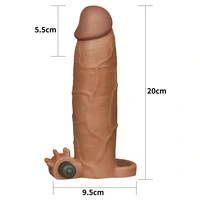 Pleasure X-Tender Extensie Penis +7,6 cm Vibrant Lovetoy