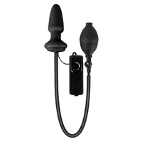 Plug Anal Ajustabil Cu Vibrații Funny Hills Negru