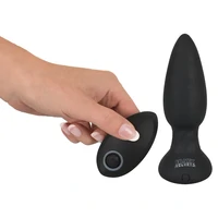 Plug Anal Black Velvets RC Vibrating Negru