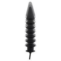 Plug Anal Gonflabil Hidden Desire — Striații Negru 28cm