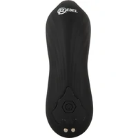 Plug Anal RC 2 Funcții, Rotativ și Vibrant Negru