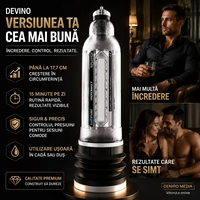 Pompă Penis Hydromax 7 Transparent