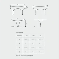 Portjartier Obsessive Catia Negru L-XL