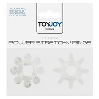 Power Stretchy Set Inele Penis Transparent