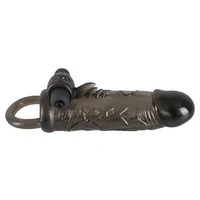 Prelungitor Penis Vibrator Regular Fit Negru