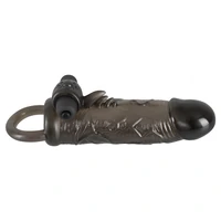 Prelungitor Penis Vibrator Regular Fit Negru