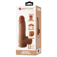 Pretty Love curtis 17.5cm - Dildo din Silicon cu Ventuză