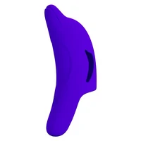Pretty Love Delphini – Vibrator De Deget 10 Moduri, Compact Albastru